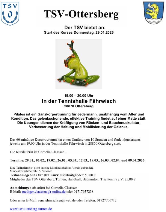 Pilates Jan 2026