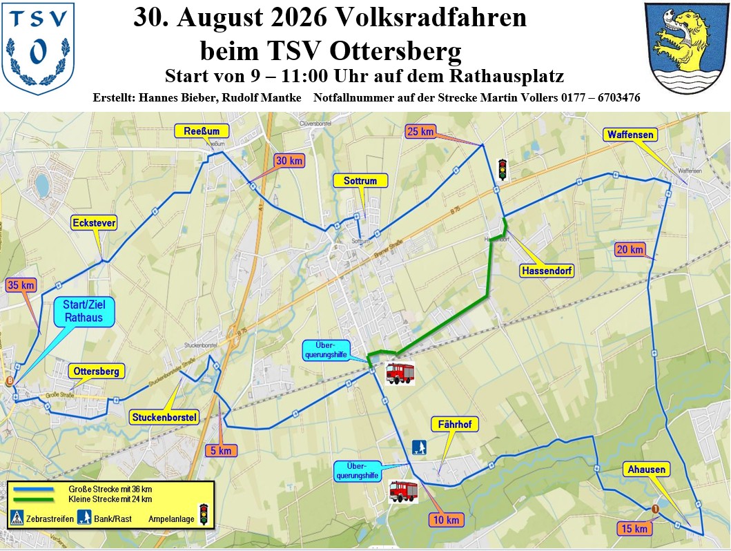Streckenplan VR 2026 mit Daten