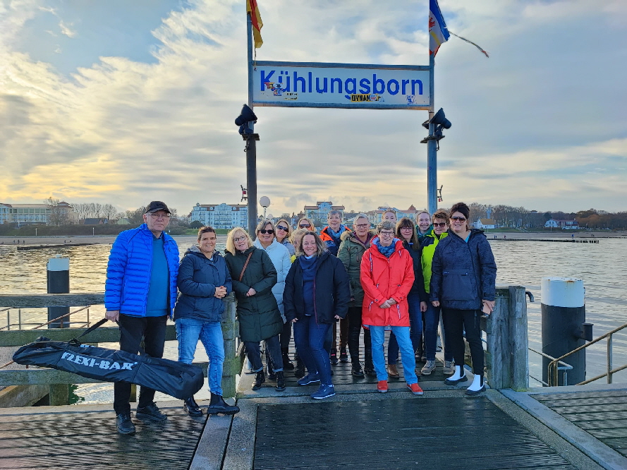 Gemeinsames Abschlußfoto for der Rückfahrt