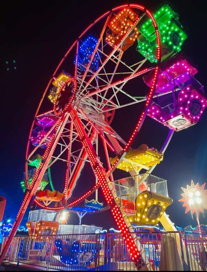 Bunte Eindrücke von Marktabend.