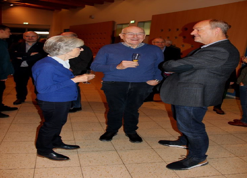 Gisela und Werner Bahrenburg im Gespräch mit Frank Schwarz