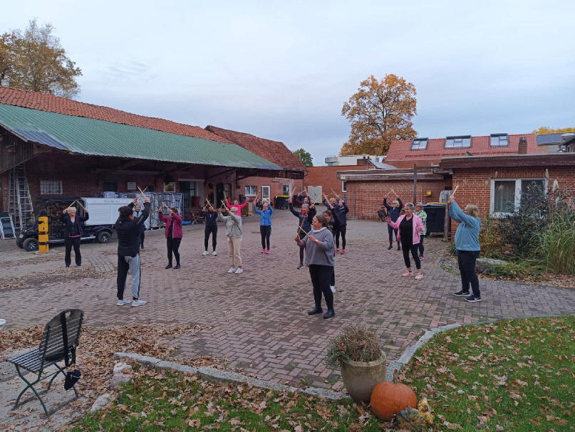 Fit Clixx an der frischen Luft.