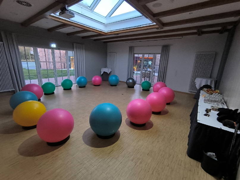 Ingo hat alles für die nächste Einheit vorbereitet.