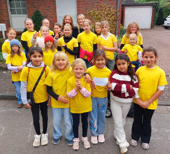 Viele Kinder des Turnen waren auch mit dabei.